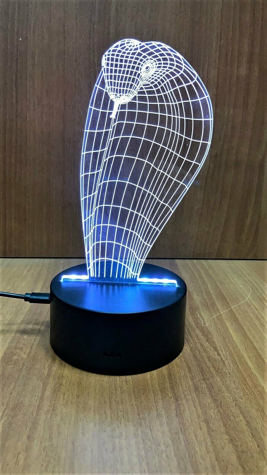 3D Светильник с пультом " Кобра " №6 - фотография № 4