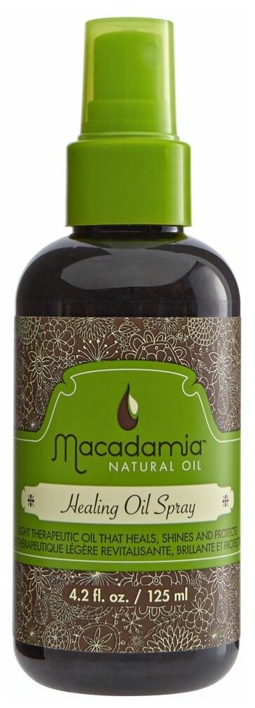 Масло спрей для волос макадамия - (Macadamia Healing Oil Spray) 125 ml