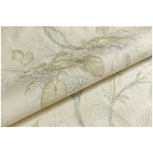 Обои винил на флизелине Kerama Marazzi Оранжерея мотив светло-жёлтый рисунок Флора 3171₽