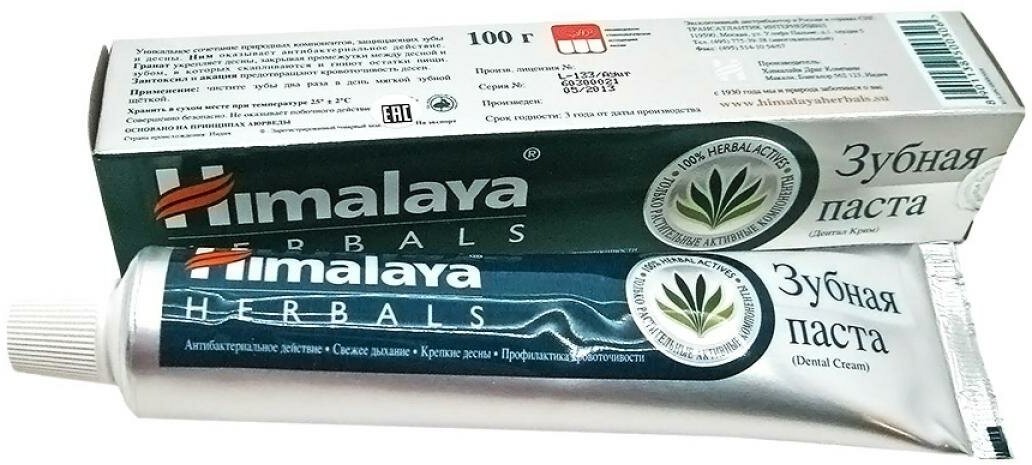 Паста Himalaya (Хималая) зубная Herbals Dental Cream 100 г Himalaya Drug - фото №17