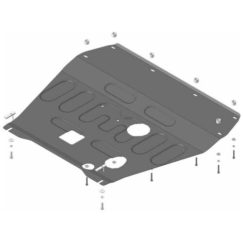 Защита картера и КПП Motodor на Хендай i40 2011-2018, сталь 2мм, арт:MO.70902