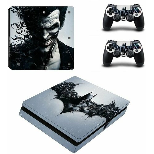 Набор, виниловая защитная на игровую консоль Sony PlayStation 4 Batman&Joker