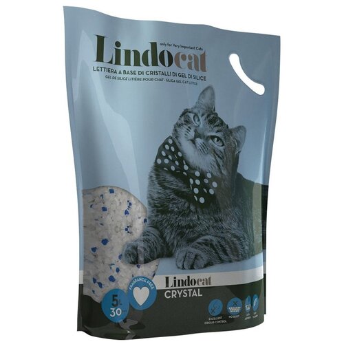 Впитывающий наполнитель LindoCat Crystal без запаха, 5л