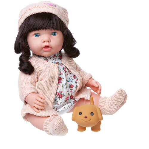 Пупс ABtoys Baby Ardana, 40 см, WJ-C0015 мультиколор вязаное платье для куклы паоло рейн