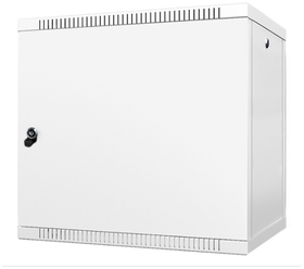Телекоммуникационный серверный шкаф 19 дюймов настенный 6U 600х350 cерый дверь металл, Alvm-m6.350g