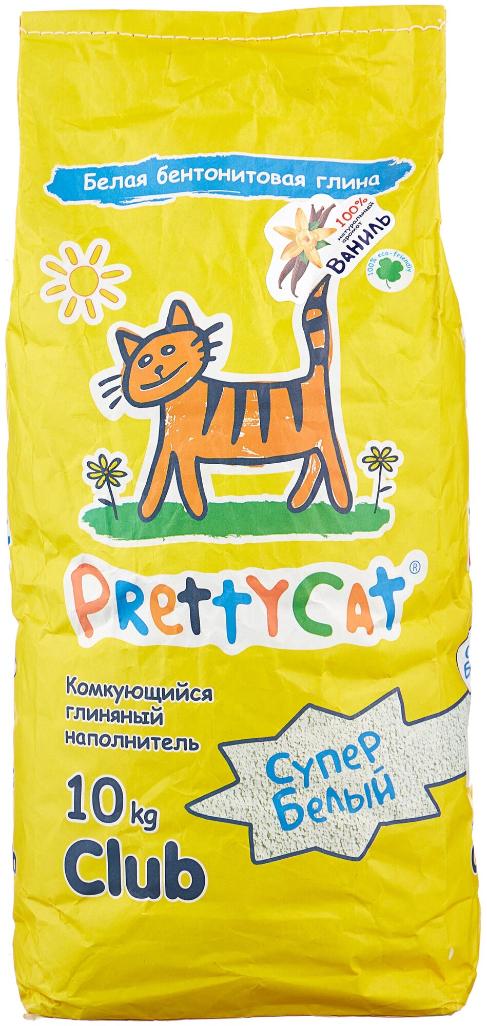 Наполнитель комкующийся PrettyCat Супер белый с ароматом ванили, 10кг - фото №6