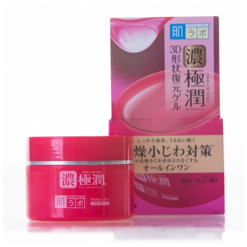 Hada Labo Gokujyun Perfect Gel 3D Антивозрастной универсальный гель для лица, 100 мл