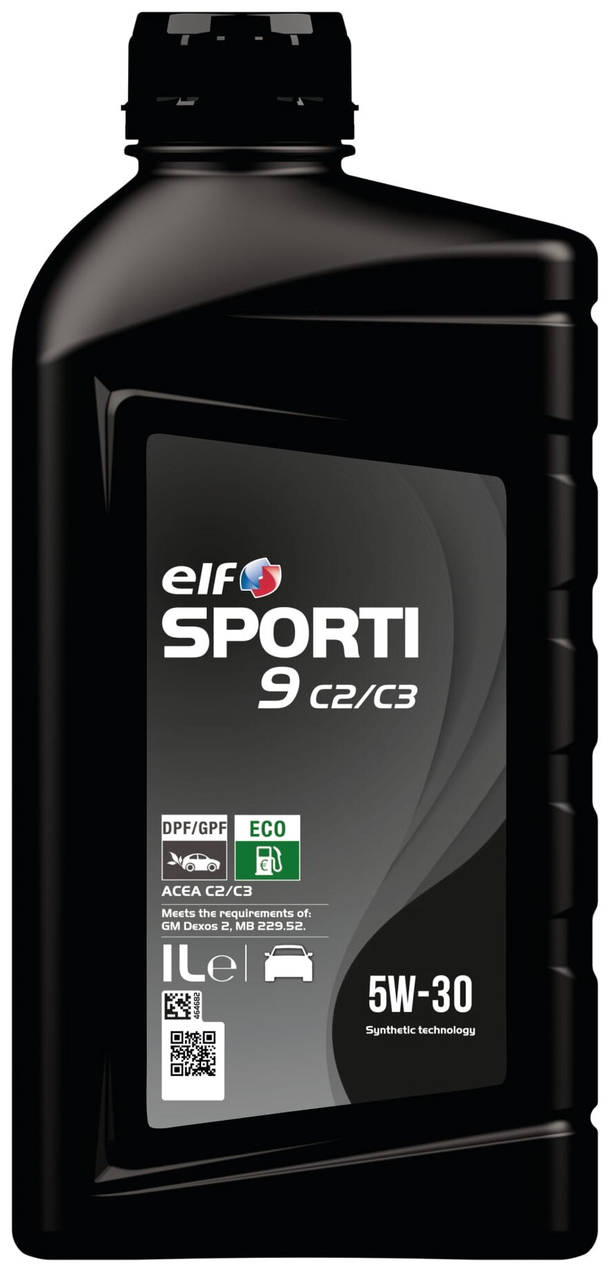 Синтетическое моторное масло ELF Sporti 9 C2 5w-30, 1 л