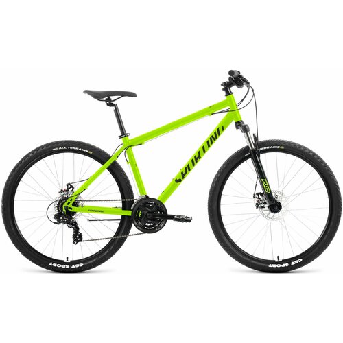 Велосипед Forward SPORTING 29 2.0 D 29 (8 скоростей, рост 19') 2023, ярко-зеленый/черный, RB3R98140BGNXBK