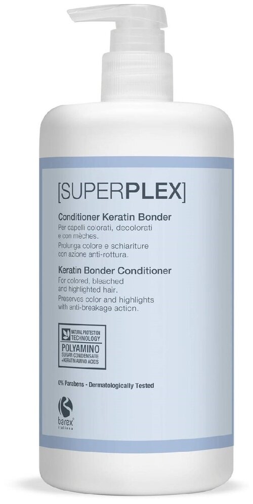 Barex бальзам для волос Superplex Keratin Bonder, 750 мл