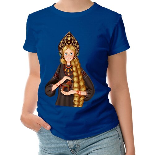 фото Футболка roly, размер m, синий