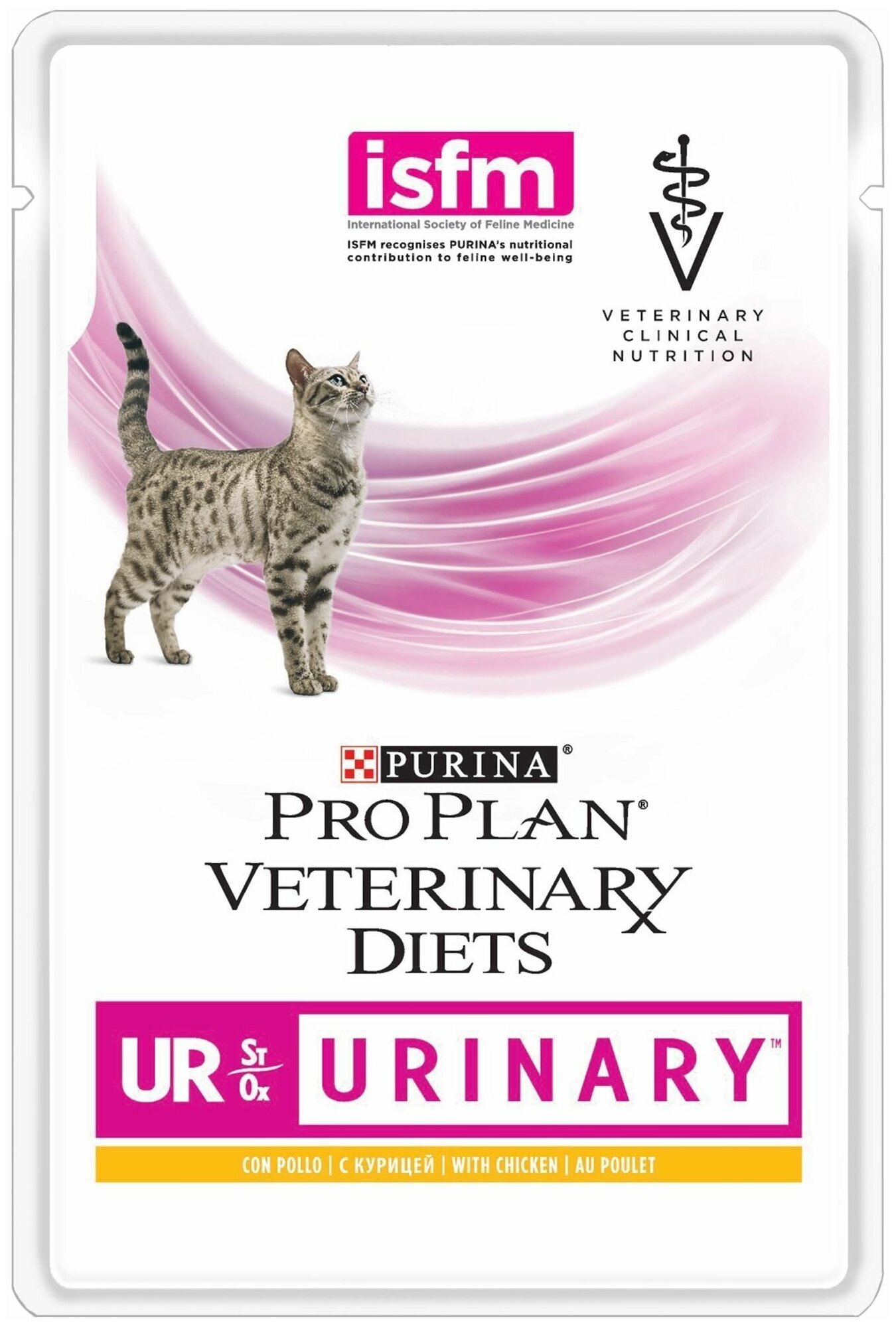 ProPlan UR Urinary для кошек при болезнях нижних отделов мочевыводящих путей кусочки в соусе с курицей 0,085 кг - фотография № 1