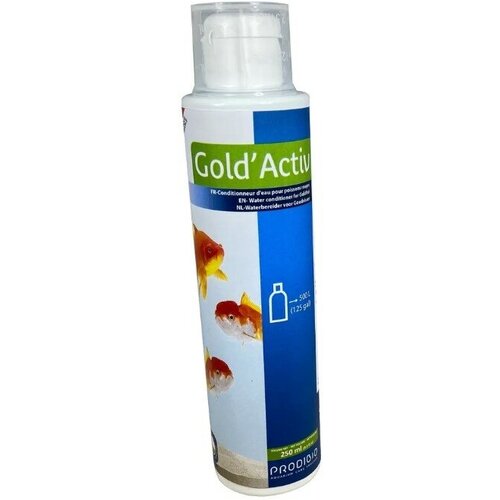 Gold\'Activ кондиционер водопроводной воды для золотых рыбок, 250мл добавка prodibio iodi 12шт