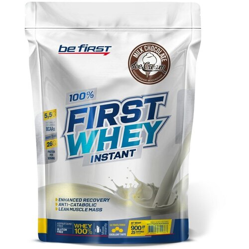 Be First First Whey instant (900г) Банановое мороженное be first first whey instant 900г банановое мороженное