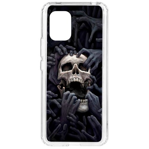 фото Чехол на xiaomi mi 10 lite kruche print skull hands