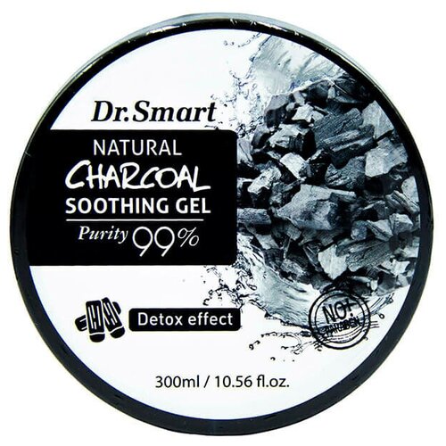 Dr. Smart Гель для тела Natural Charcoal Soothing Gel, 300 мл