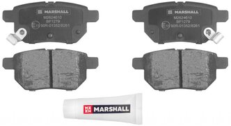 Дисковые тормозные колодки задние Marshall M2624610 для Toyota Auris, Toyota Corolla (4 шт.)