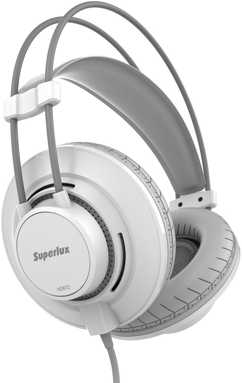 Superlux HD672 White Полуоткрытые динамические наушники