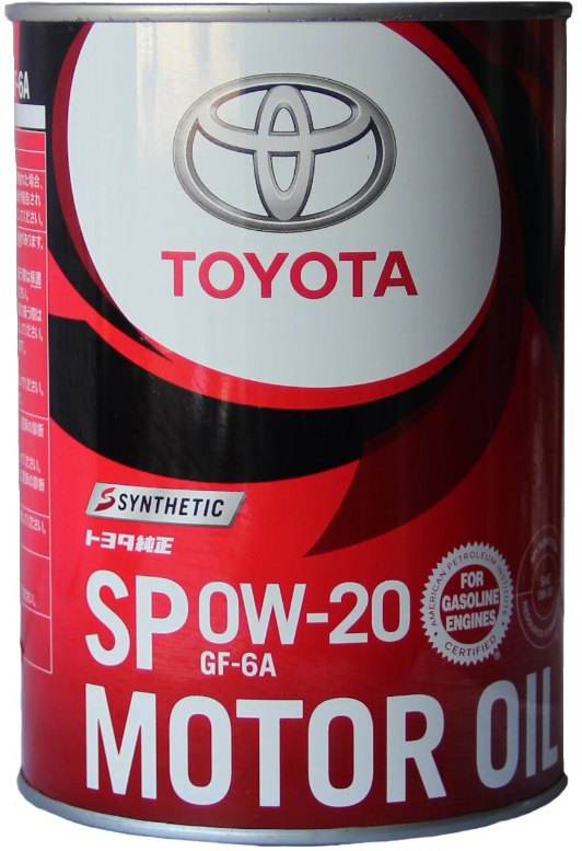 Синтетическое моторное масло TOYOTA SP 0W-20, (1л) Арт. 08880-13206