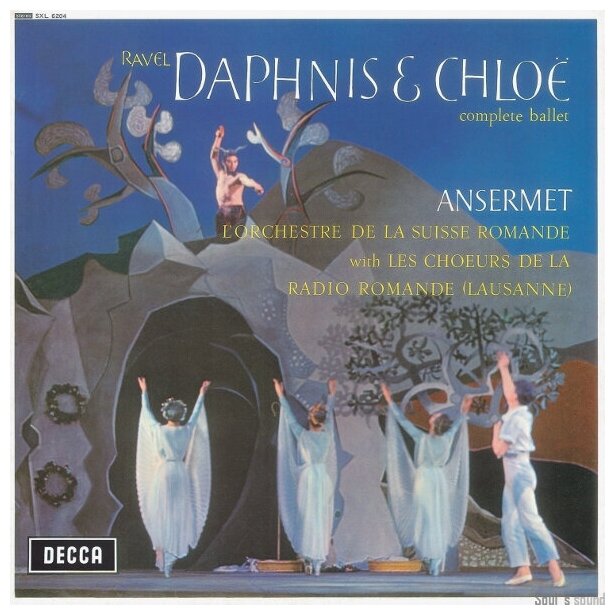 Виниловые пластинки, Decca, ERNEST ANSERMET - Ravel: Daphnis Et Chloe (LP) - фото №1