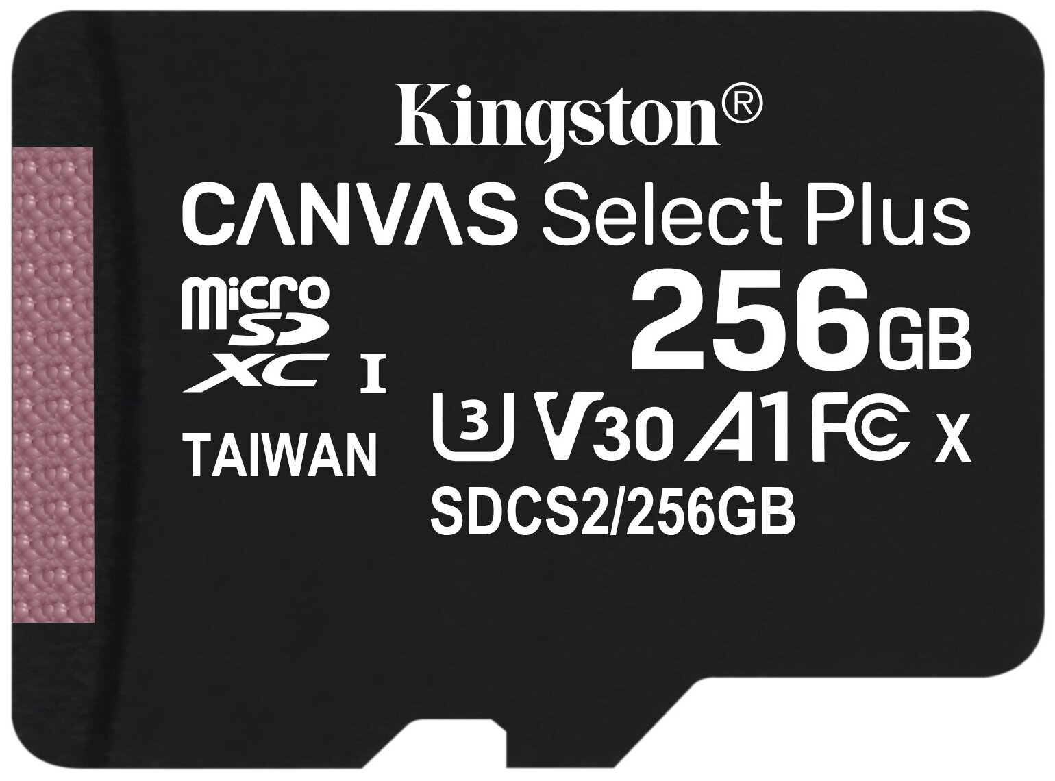 Карта памяти 256Gb MicroSD Kingston Canvas Select Plus (SDCS2/256GBSP)