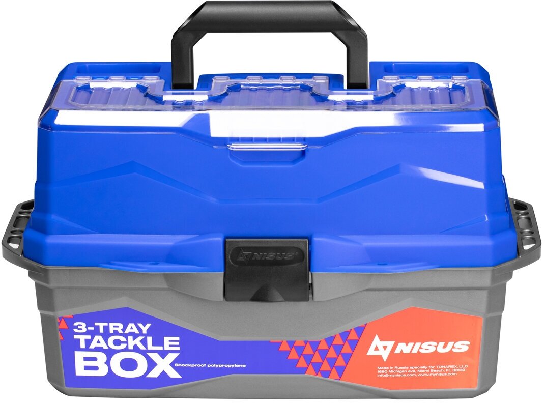 Ящик для снастей Tackle Box трехполочный NISUS (N-TB-3-B)