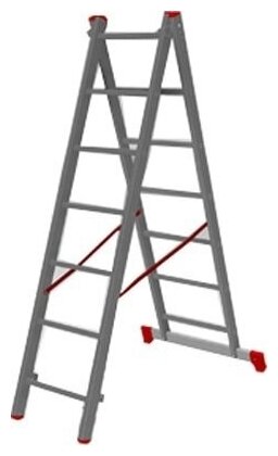 Лестница двухсекционная алюминиевая 318 см 5,8 кг STARTUL Pro (ST9947-07)