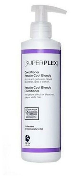 Barex кондиционер Keratin Cool Blonde для придания холодного оттенка, 750 мл