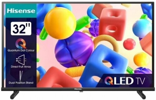 Телевизор Hisense 32A5KQ, QLED, черный