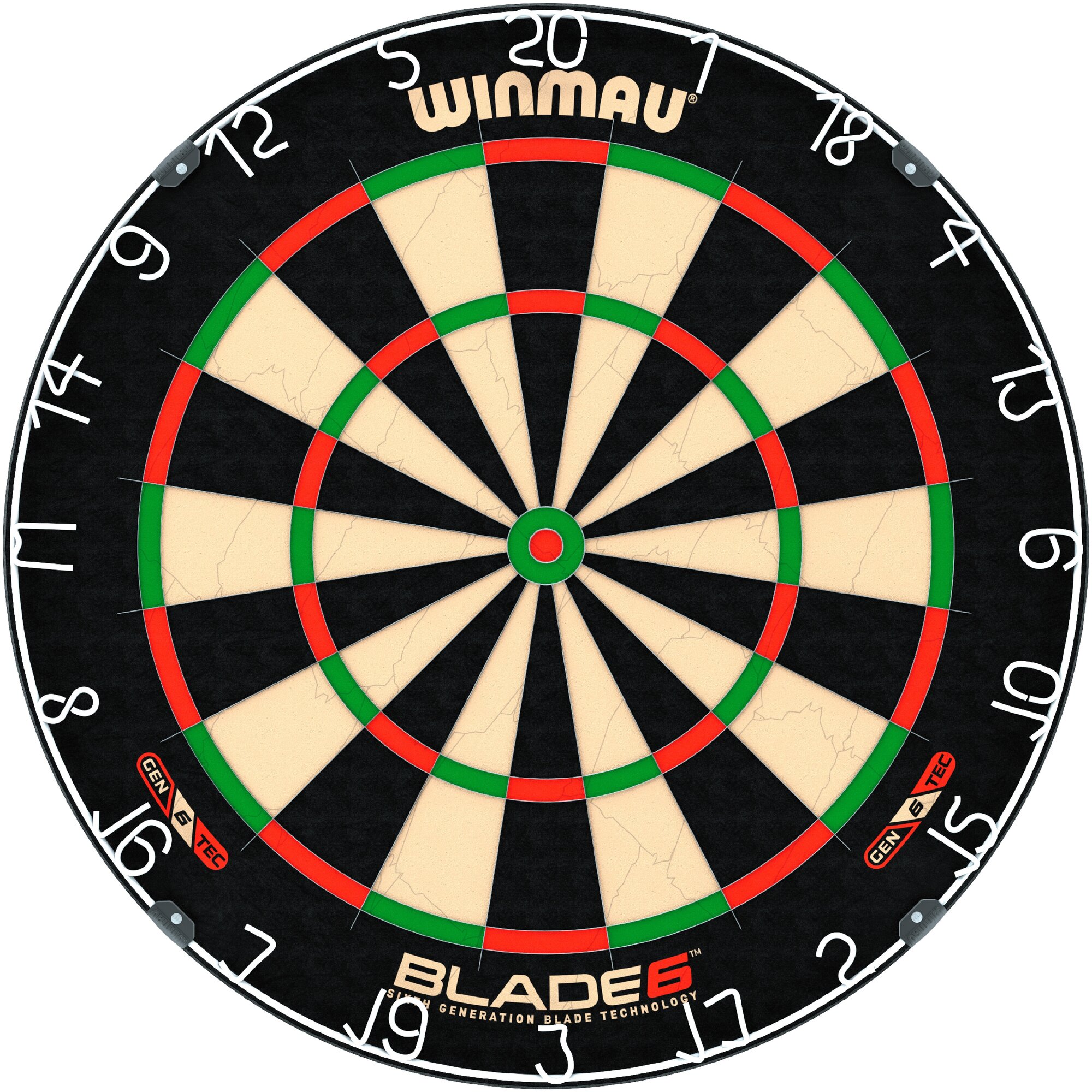 Мишень для Дартс, Winmau Blade 6, профессиональный уровень, тонкие пластины