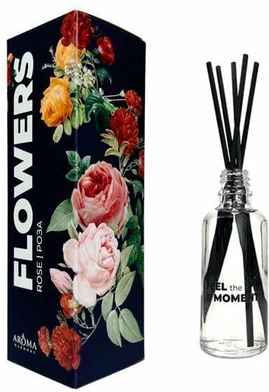 AROMA HARMONY Диффузор ароматический ROSE, 100 мл - фото №1