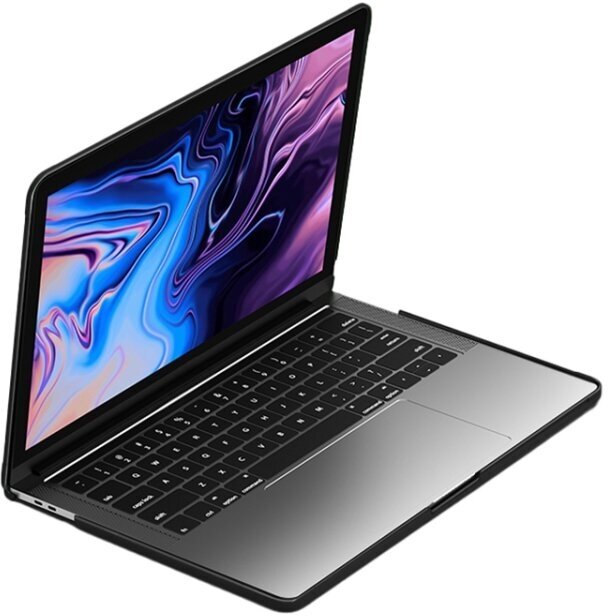 Чехол накладка для MacBook Pro 13" 2022 (A2289/A2251/A2338/A2159/A1989/A1706/A1708) WIWU Haya Shield Case Серый