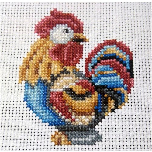 Сделай своими руками Набор для вышивания Статуэтки Петух 12 x 12 см (С-39)