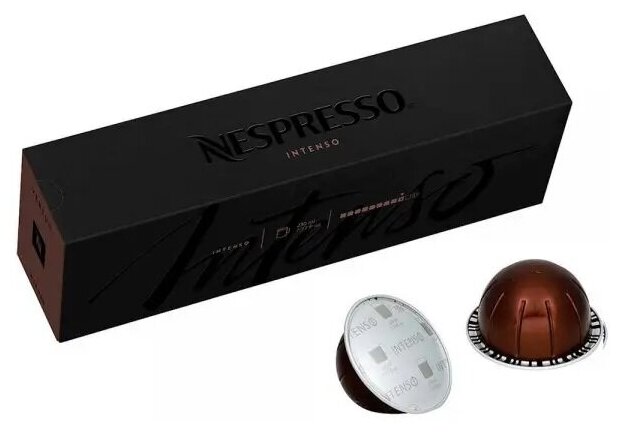 Капсулы для кофемашин Nespresso Vertuo "Intenso" (10 капсул) - фотография № 3