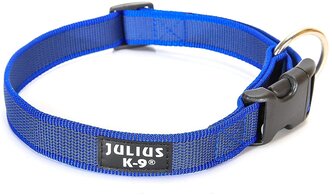Ошейник JULIUS-K9 Color & Gray 2.5 см, обхват шеи 39-65 см синий
