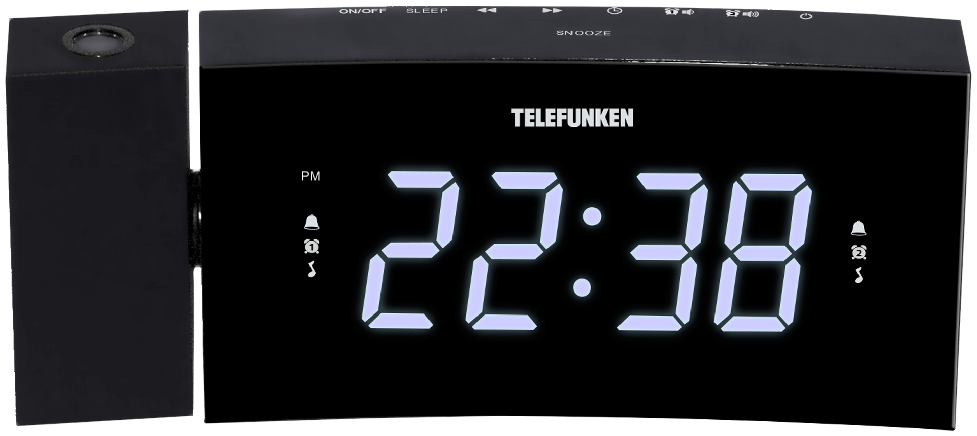 Радиобудильник TELEFUNKEN TF-1568U черный