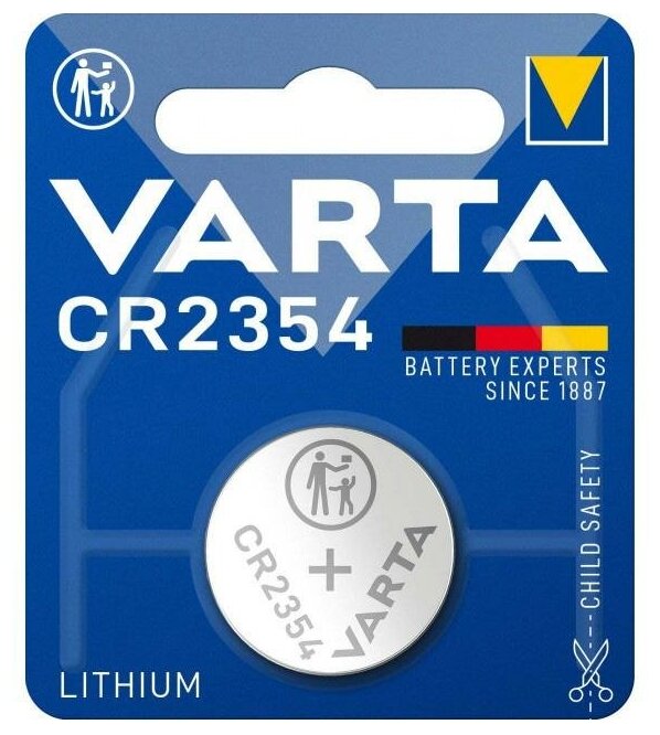 Дисковая батарейка Varta CR2354 Lithium 3v BL1 , 1шт.