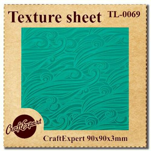 Текстурный лист для полимерной глины и пластики, форма для лепки. Волны