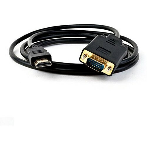 Orient переходник Кабель-адаптер HDMI M C702 --> VGA 15M, длина 1.8 метра, черный