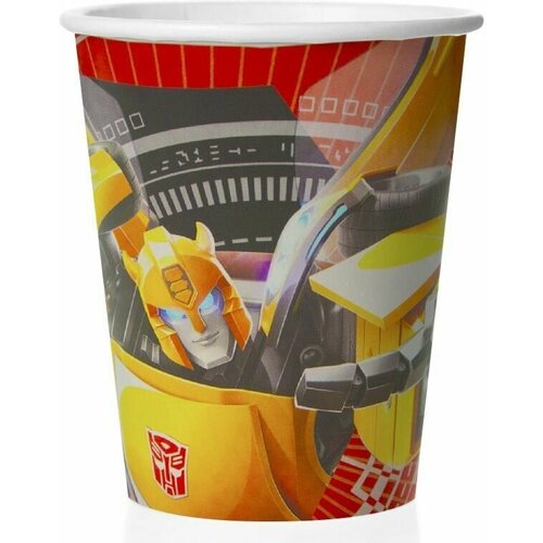 Стаканы (250 мл) Трансформеры, 6 шт.