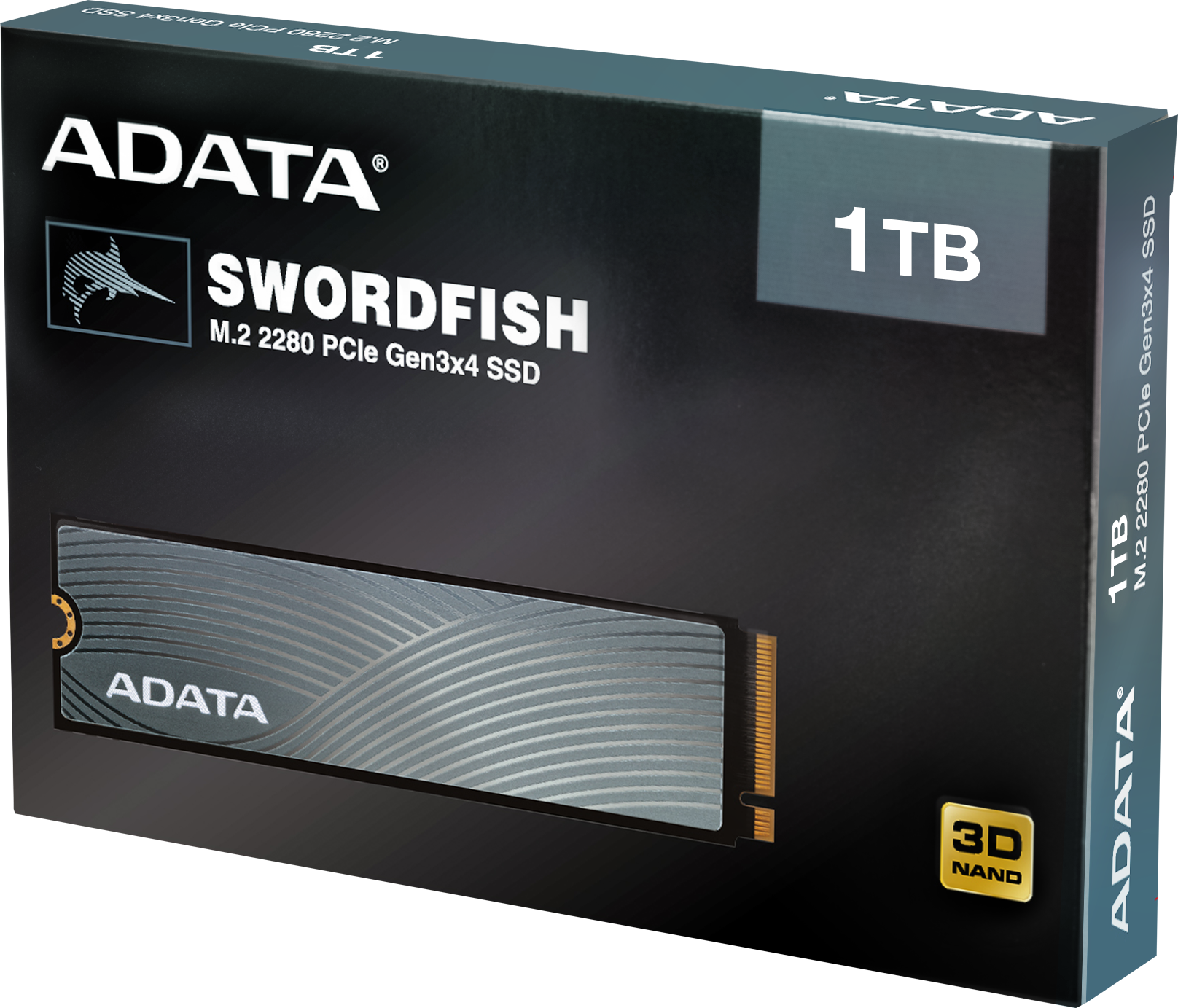 SSD накопитель A-DATA Wordfish 1ТБ, M.2 2280, PCI-E x4, NVMe - фото №12