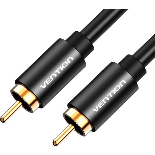 Кабель Vention аудио RCA M/RCA M - 1м Чёрный Кабель Vention RCA(m)/RCA(m) - 1 м (VAB-R09-B100)