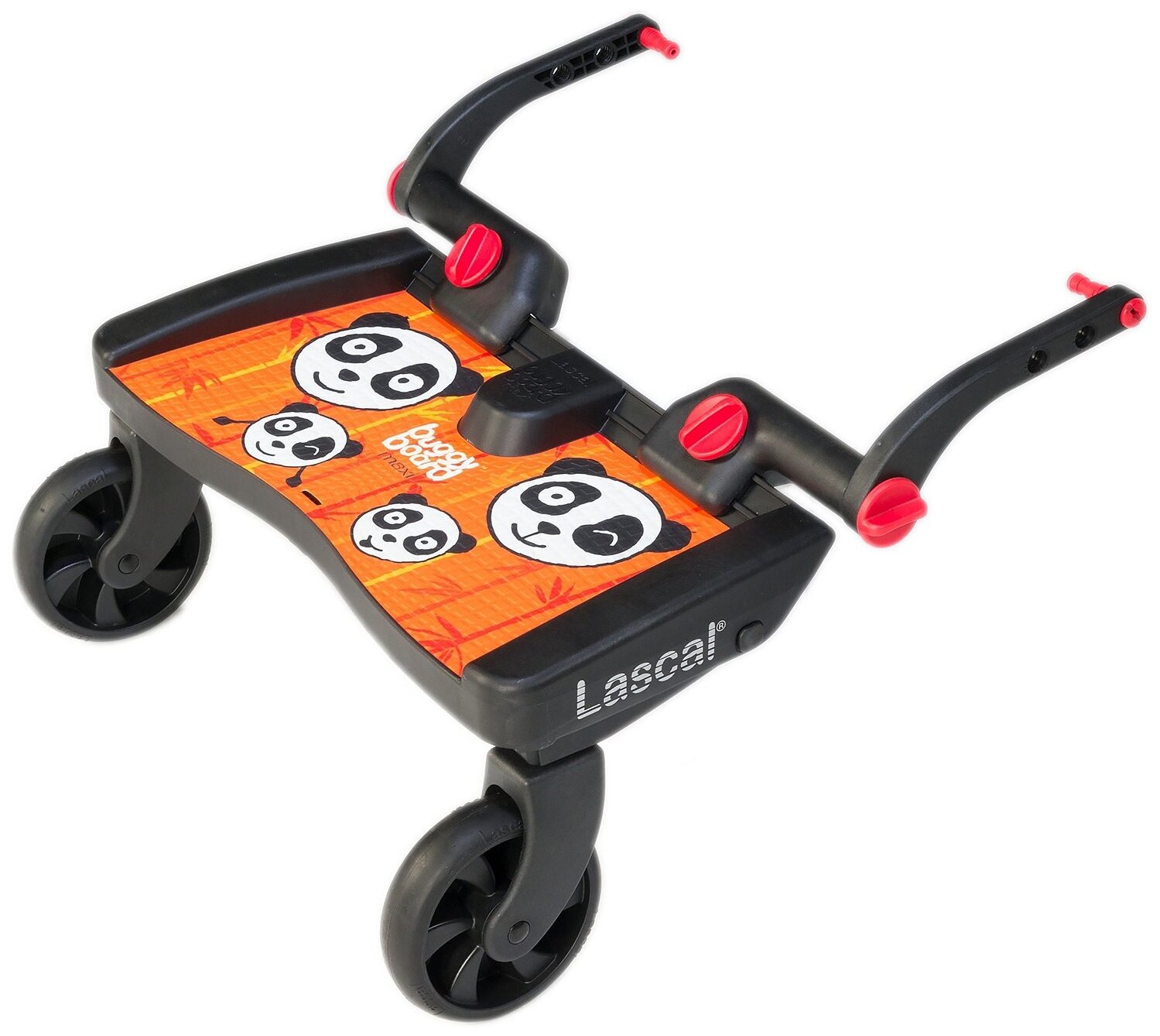 Подножка для второго ребенка Lascal Buggy Board Maxi, Panda Jungle Orange