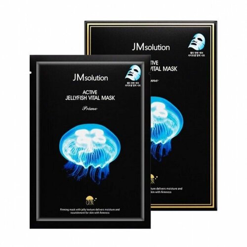 JMSolution Active Jellyfish Vital Mask Prime Тканевая маска для лица с экстрактом медузы , 5шт