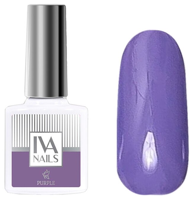 Гель-лак IVA NAILS Purple №03, 8 мл