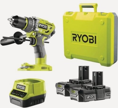Изображение товара Дрель-шуруповерт аккумуляторная Ryobi ONE+ R18PD7-220B 5133004295