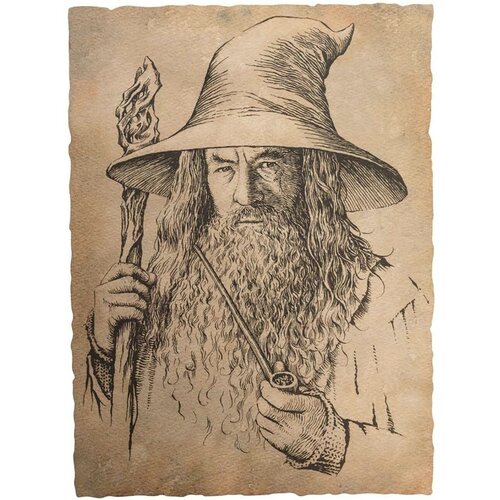 Постер The Lord of the Ring Portrait of Gandalf the Grey 872802827 1499₽