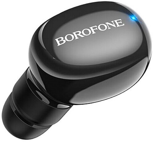 Bluetooth беспроводная моно гарнитура Borofone BC34 Mikey Mini Black микрофон с наушником, hands free - черная