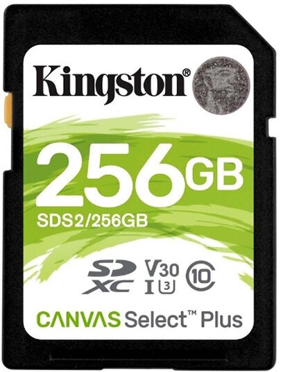 Карта памяти 256Gb - Kingston SDXC C10 SDS2/256GB