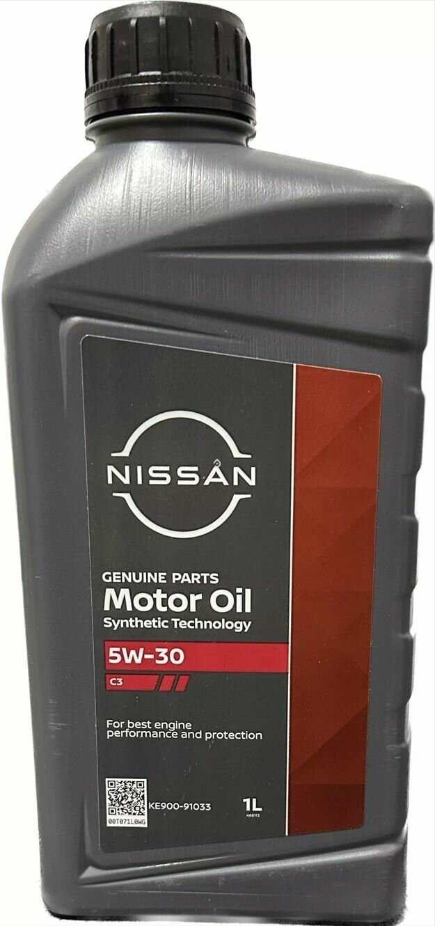 Моторное масло NISSAN 5W-30 C3 кан. 1 л